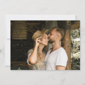 おもしろいサングリアコクテルドリンクの写真　結婚式 セーブザデート (裏面)