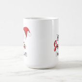 おもしろいサンタさんへ(私は濡れ衣です)カスタマイズ可能 コーヒーマグカップ (中央)
