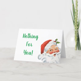 おもしろいサンタはクリスマスカード シーズンカード