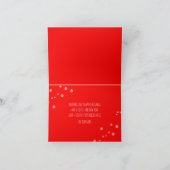 おもしろいサンタオンフロウハッピークリスマスクコービデ シーズンカード (内部)