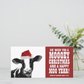 おもしろいサンタカウムーイークリスマスデイリーファーム シーズンカード (スタンド正面)