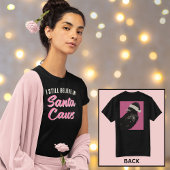 おもしろいサンタカ信じースのクリスマス Tシャツ