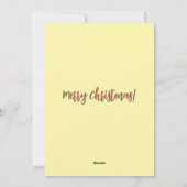 おもしろいサンタクリスマスカード シーズンカード (裏面)