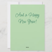 おもしろいサンタクロースのクリスマスカード シーズンカード (裏面)