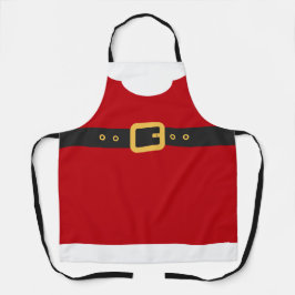 おもしろいサンタクロースは赤いクリスマス休暇に似合う エプロン