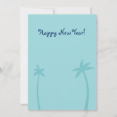 おもしろいサンタクロースシーズン新年おめでとう シーズンカード (裏面)