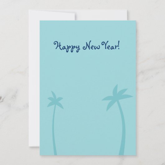 おもしろいサンタクロースシーズン新年おめでとう シーズンカード (裏面)