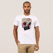 おもしろいサンタクロース警視庁Tシャツ！ Tシャツ (正面フル)