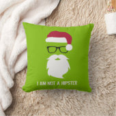 おもしろいサンタクロース – 私はカバではない クッション (ブランケット)