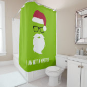 おもしろいサンタクロース – 私はカバではない シャワーカーテン (インサイチュ)