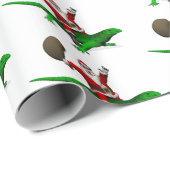 おもしろいサンタクールクロース ラッピングペーパー (ロールコーナー)