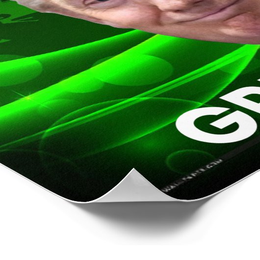 おもしろいサンタトランプ2024再びクリスマスを素晴らし作る ポスター (角)