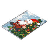 おもしろいサンタ飾クス ノートブック (左側)