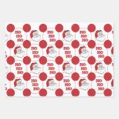 おもしろいサンタ・リストがロシア人によってハッキングはっきりしたデザイン ラッピングペーパーシート (正面3)