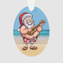 おもしろいサンタ – 背面を参照 – 