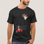 おもしろいサンタTシャツ Tシャツ (正面)