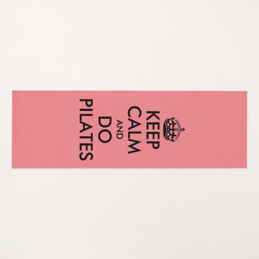 おもしろいサン保ゴピンクヨガマットを敷き詰めておく ヨガマット (正面(横))