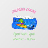 おもしろいサーフィン ウィンドウサイン (シート)