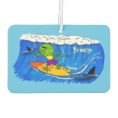 おもしろいサーフィン カーエアーフレッシュナー (裏面)