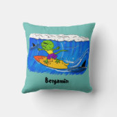 おもしろいサーフィン クッション (裏面)