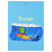 おもしろいサーフィン クリップボード (裏面)