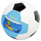 おもしろいサーフィン サッカーボール (3/4)