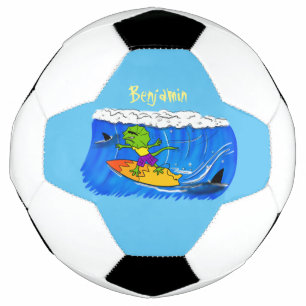 おもしろいサーフィン サッカーボール