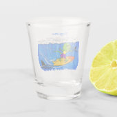 おもしろいサーフィン ショットグラス (裏面)