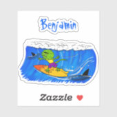 おもしろいサーフィン シール (シート)