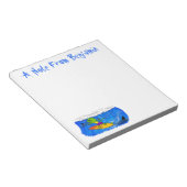 おもしろいサーフィン ノートパッド (アングル)