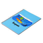 おもしろいサーフィン ノートブック (左側)