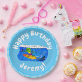 おもしろいサーフィン ペーパープレート (パーティー)