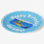 おもしろいサーフィン ペーパープレート (アングル)