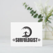 おもしろいサーフィン ポストカード (スタンド正面)