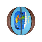 おもしろいサーフィン ミニバスケットボール (縦)