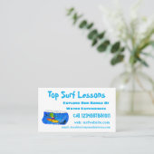 おもしろいサーフィン 名刺 (スタンド正面)