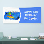 おもしろいサーフィン 横断幕 (トレードショー)