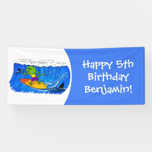 おもしろいサーフィン 横断幕 (横)