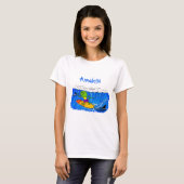 おもしろいサーフィン Tシャツ (正面フル)