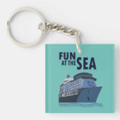おもしろいザシークルーズ キーホルダー (正面)