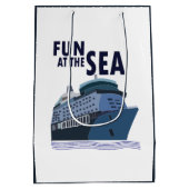 おもしろいザシークルーズ ミディアムペーパーバッグ (裏面)