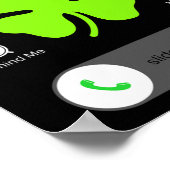 おもしろいシェナニガンがSt patricks day・アイルランド語を呼び出す ポスター (角)