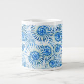 おもしろいシェルパターン ジャンボコーヒーマグカップ (正面)