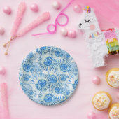 おもしろいシェルパターン ペーパープレート (パーティー)