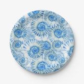 おもしろいシェルパターン ペーパープレート (正面)