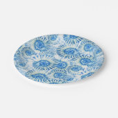 おもしろいシェルパターン ペーパープレート (アングル)