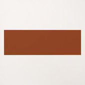 おもしろいシックなテラコッタオレンジヨガ今すぐワイン後 ヨガマット (裏面(横))