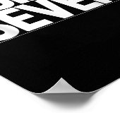 おもしろいシックスセブン6 7ミームデザイン ポスター (角)