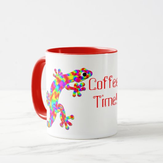 おもしろいシドニーサラマンダーコーヒーマグ マグカップ (正面左)