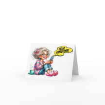 おもしろいシニアコーヒと携帯電話